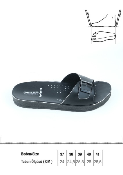 Yazlık Tek Toka Renkli Şerit Kadın Terlik modelleri