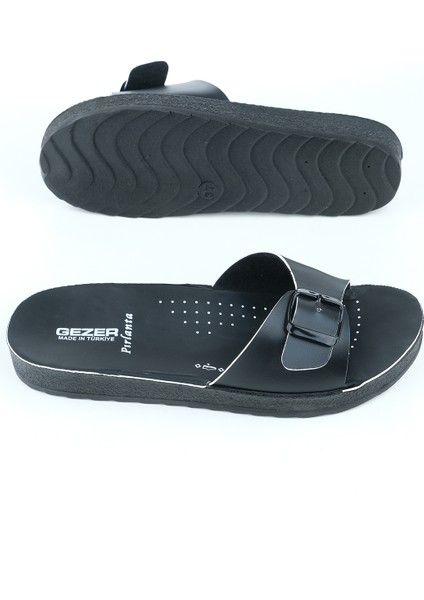 Yazlık Tek Toka Renkli Şerit Kadın Terlik indirimleri