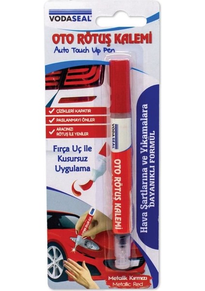 Vodaseal Oto Rötuş Kalemi Metalik Kırmızı 5 ml