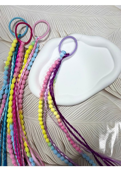 Renkli Yapay Saç Bağlama Tokası