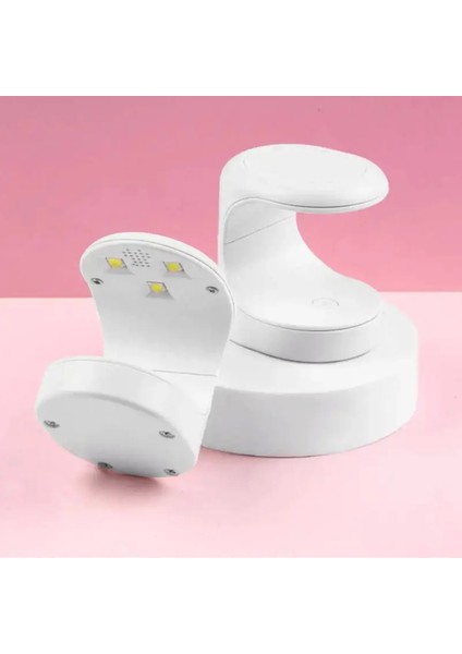 Mini Uv LED Işık Oje Tırnak Kurutucu Tasarımlı Express Protez Tırnak Kiti Kurutma Cilası ( Lisinya ) modelleri