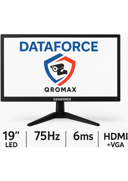 Dataforce 19" 75HZ 6 Ms Hdmı+Vga Sesli Hd LED Monitör fiyatları