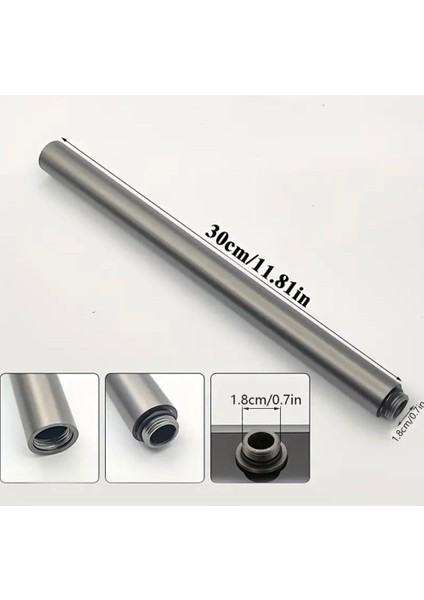 Piyano 30 cm Uzatma Borusu – Banyo Antirasit Duş Seti, Tepe Duşu Uzatma Borusu