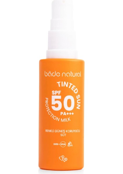 Bade Natural 50 Spf Renkli Güneş Koruyucu Süt 30 ml modelleri
