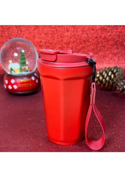 Çelik Termos 350 ml Taşıma Saplı