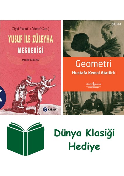 Yusuf ile Züleyha Mesnevisi + Geometri + Dünya Klasiği Hediye