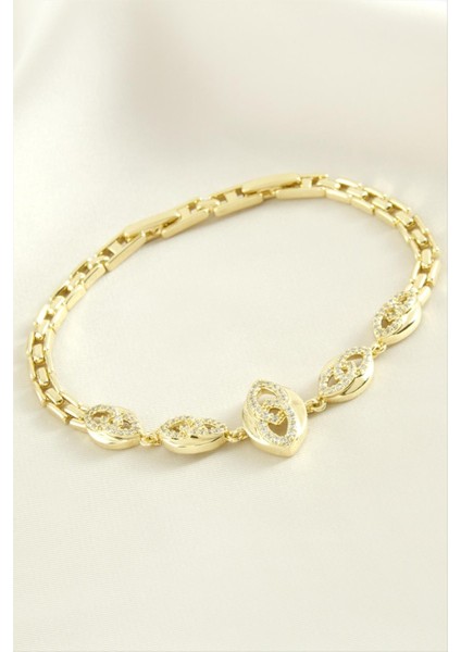 Xuping Sonsuzluk Zirkon Taşlı Lüks Çelik Bileklik