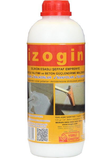 Svaks Fayans Üstü Su Yalıtım Malzemesi Duşa Kabinler için ideal 1 kg (4 ~ 6 metrekare için)