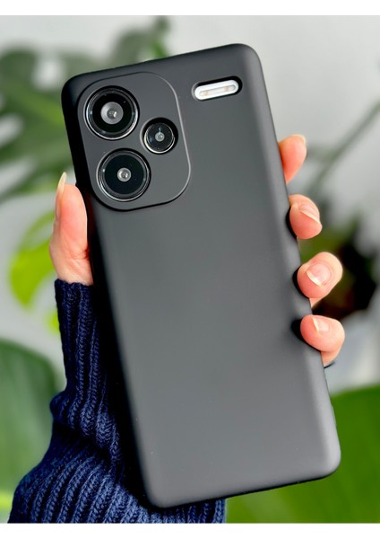 Redmi Note 13 Pro Plus Uyumlu Içi Kadife Lansman Esnek Silikon Kılıf