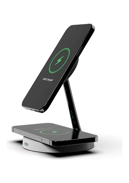 Ally 15W 2 In 1 Masaüstü Kablosuz Şarj Standı Magsafe TUTUCU-(5775) - ?53?43E6-6G2053 modelleri