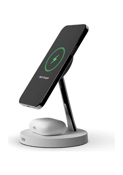 Ally 15W 2 In 1 Masaüstü Kablosuz Şarj Standı Magsafe TUTUCU-(5775) - ?53?43E6-6G2053 fırsatları