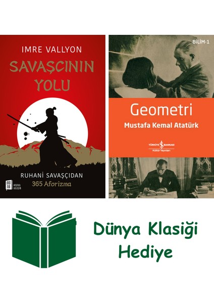 Savaşçının Yolu + Geometri + Dünya Klasiği Hediye