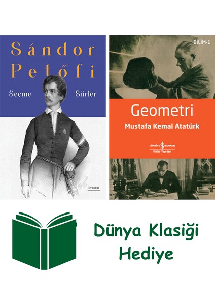 Seçme Şiirler + Geometri + Dünya Klasiği Hediye