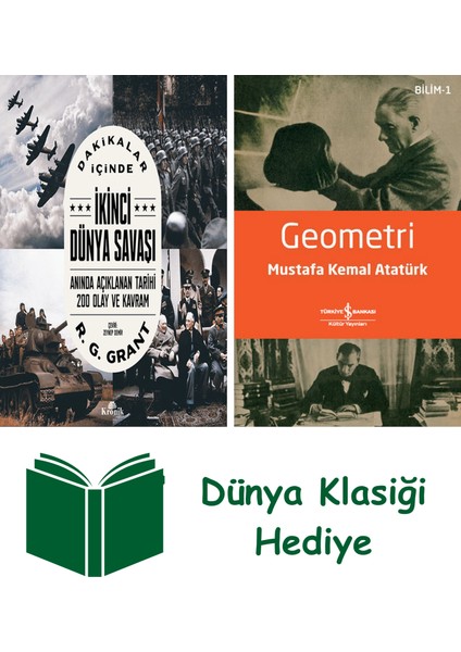Dakikalar Içinde Ikinci Dünya Savaşı + Geometri + Dünya Klasiği Hediye