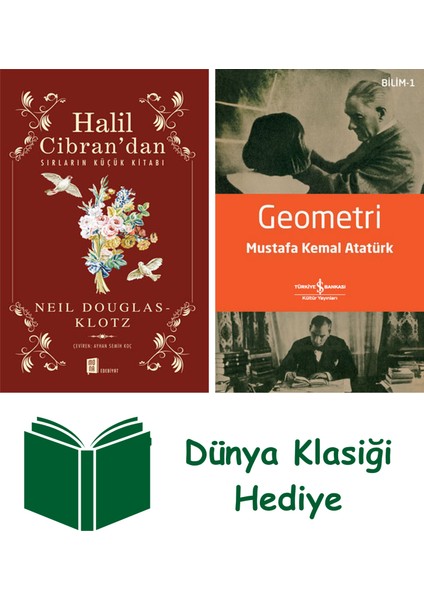 Halil Cibran’dan Sırların Küçük Kitabı + Geometri + Dünya Klasiği Hediye