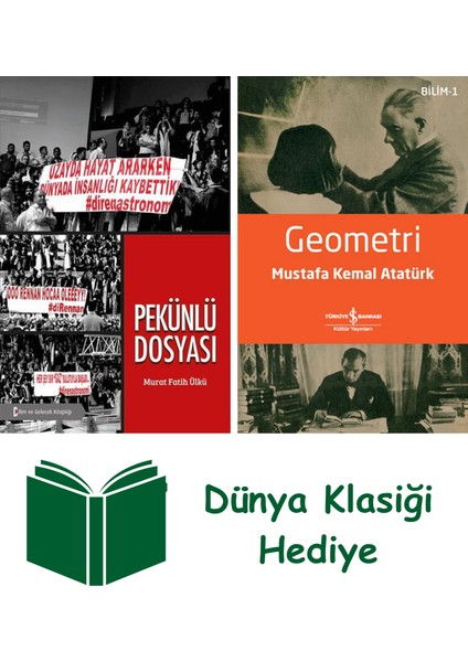 Pekünlü Dosyası + Geometri + Dünya Klasiği Hediye
