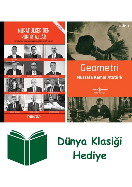 Murat Ülker'den Röportajlar + Geometri + Dünya Klasiği Hediye