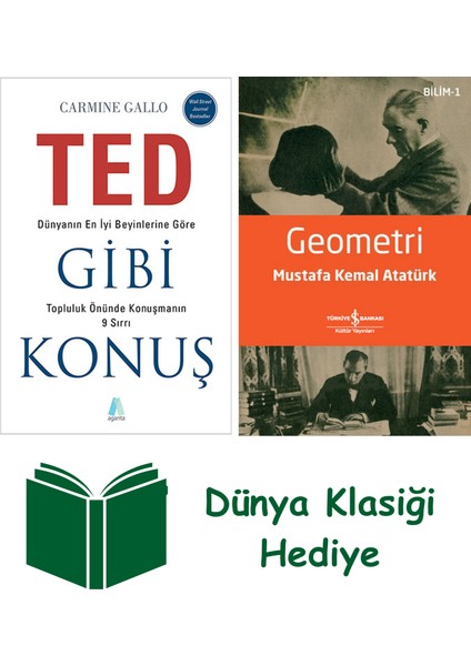 Ted Gibi Konuş + Geometri + Dünya Klasiği Hediye