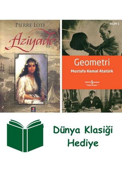 Aziyade + Geometri + Dünya Klasiği Hediye