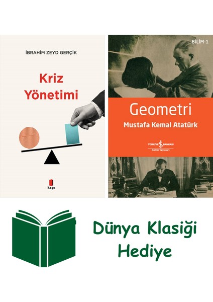 Kriz Yönetimi + Geometri + Dünya Klasiği Hediye