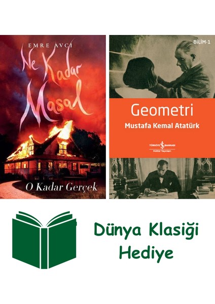 Ne Kadar Masal O Kadar Gerçek + Geometri + Dünya Klasiği Hediye