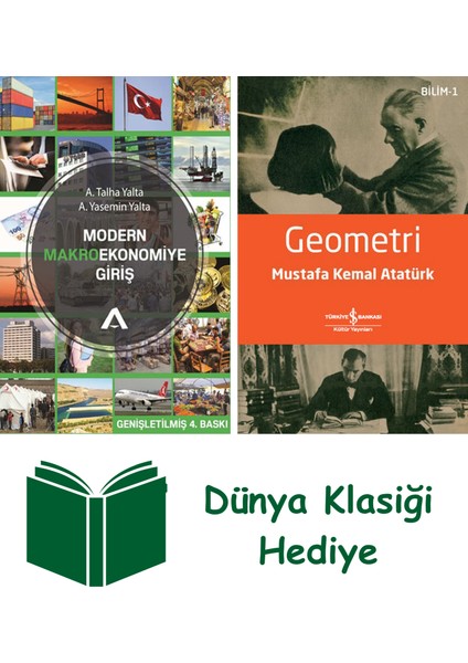 Modern Makroekonomiye Giriş + Geometri + Dünya Klasiği Hediye