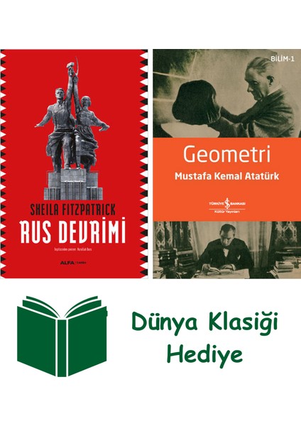 Rus Devrimi + Geometri + Dünya Klasiği Hediye