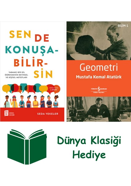 Sen De Konuşabilirsin + Geometri + Dünya Klasiği Hediye