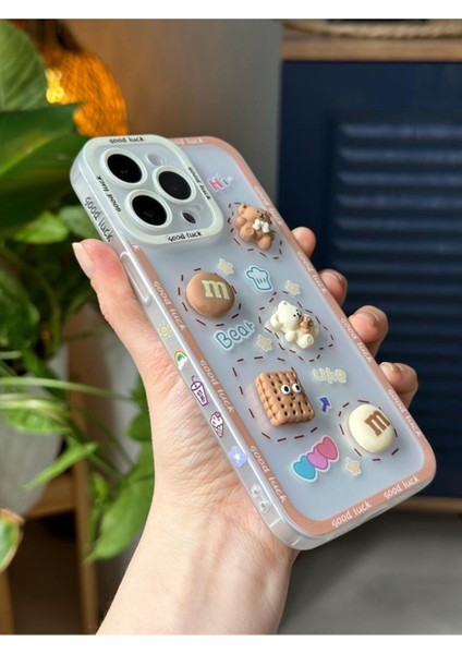 Iphone 14 Pro Şeffaf Ayıcık Tasarımlı Kılıf modelleri