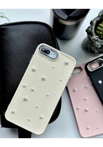 Iphone 7 Plus ve 8 Plus Uyumlu Pearl Oyuncak Tasarımlı Esnek Silikon Kılıf modelleri