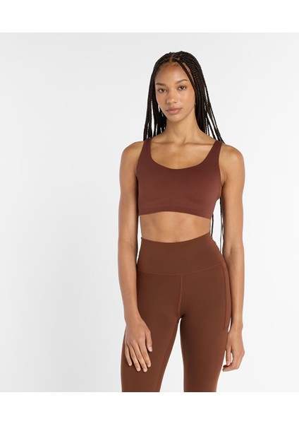 New Balance Kahverengi Kadın Sporcu Sütyeni