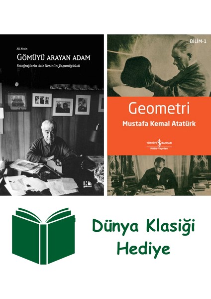 Gömüyü Arayan Adam + Geometri + Dünya Klasiği Hediye