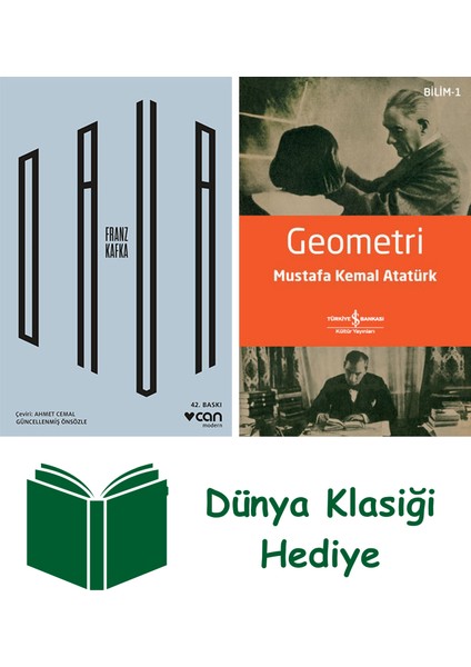 Dava + Geometri + Dünya Klasiği Hediye