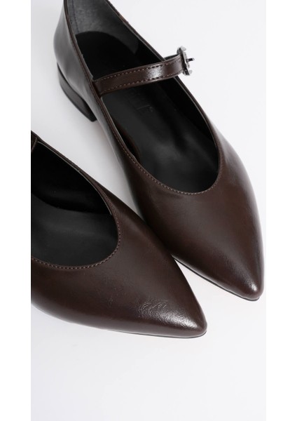 Meredith Kadın Acı Kahve Günlük Kısa Topuklu Ayakkabı indirimleri