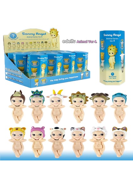 Sonny Angel Hippers (Animal 4.) Serisi (Rastgele 1 Model Gönderilir) Blind Box