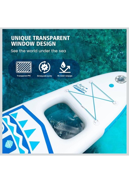 Tiki Panorama Şişme Sup Board/stand Up Paddle Board 320X85X15 cm Beyaz Mavi modelleri