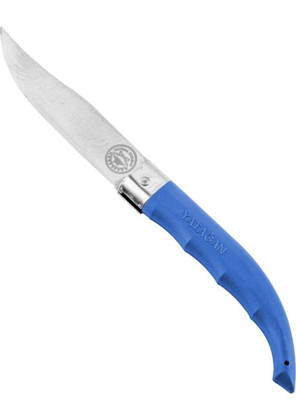 Katlanır Cep Çakısı - Yatağan - El Yapımı - Mavi - No:2