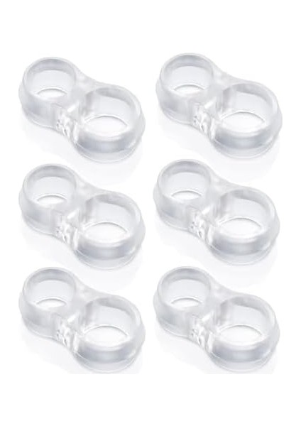 Plastik Kapı Kolu Stoperi, Kapı Arkası Duvar Koruyucu Tampon, Silikon Durdurucu, Pencere Kolu Stoperi (6) fırsatları