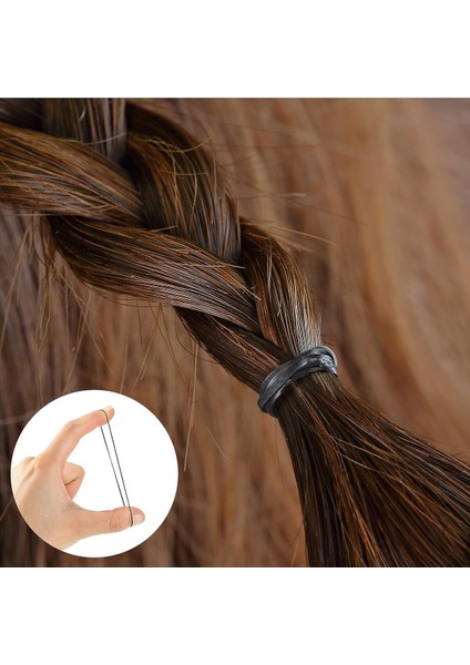 Silikon Saç Tokası Saç Lastiği Mini Elastik Toka 1000 Adet 2 Renk 722297