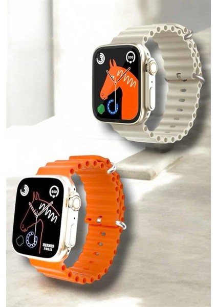 49MM Ekranlı Kan Basıncı ve Adımsayar Özellikli Bluetooth Akıllı Saat