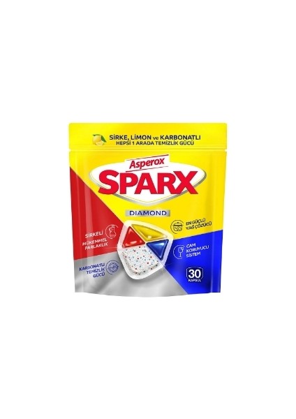 Sparx Kapsül Diamond 30'lu 2 Adet