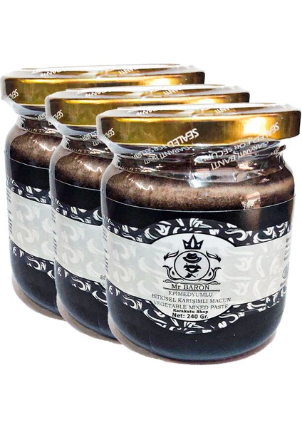 Msterbaron 240 gr 3 Adet Erkeklere Özel Hareketlendirici Macun