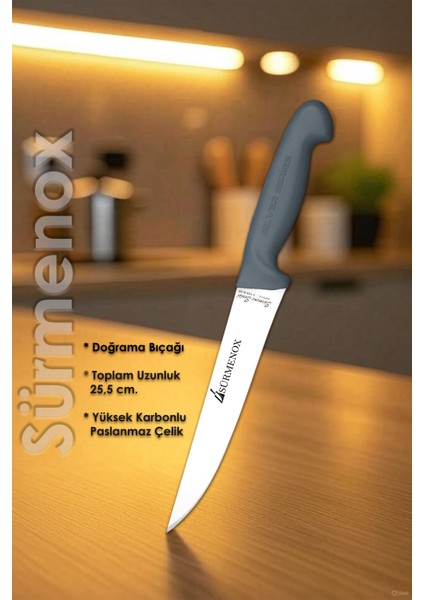 Sürmene Gri Serisi Mutfak Bıçak Seti Et Ekmek Sebze Meyve Bıçağı 4 Lü Set Günlük Kullanım HDS-109 fırsatları