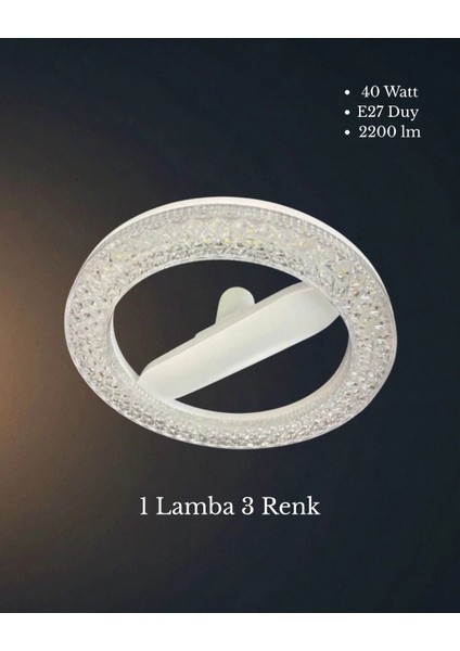 Osaka Kristal Simit LED Ampul 40 Watt E27 Duy - 3 Renk fiyatları