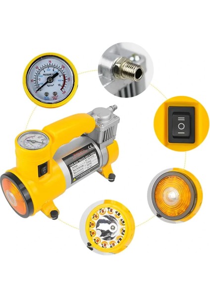 150 PSI 35 LPM Oto Hava Kompresörü KA-735