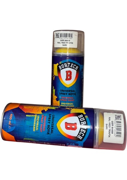 RAL-1023 Trafik Sarı 400ml. Sprey Boya modelleri