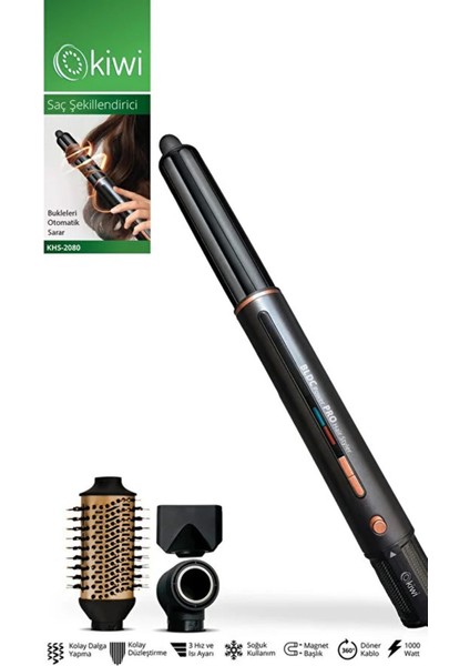 KHS-2080 Bldc Motor Soğuk Hava Üflemeli Saç Şekillendirici