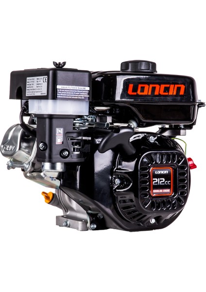 LC170F-A10 Eur5 Benzinli Motor 7hp Yağlı Tip