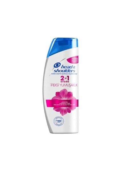 And Shoulders Şampuan 330ML Ipeksi Yumuşaklık 2in1 4 Adet