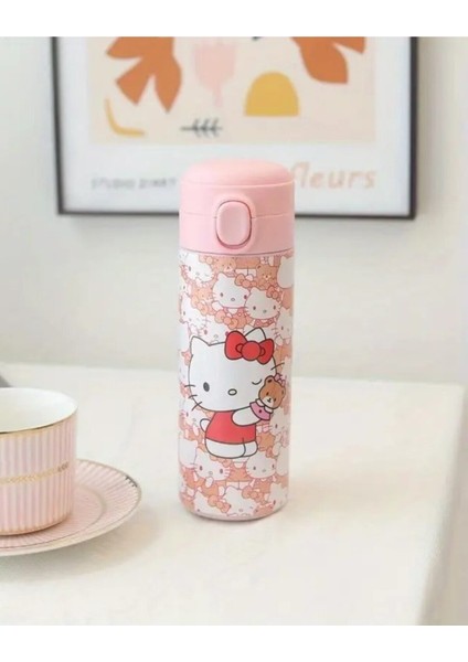 Çocuk Termos Paslanmaz Çelik Hello Kitty Figürlü H014